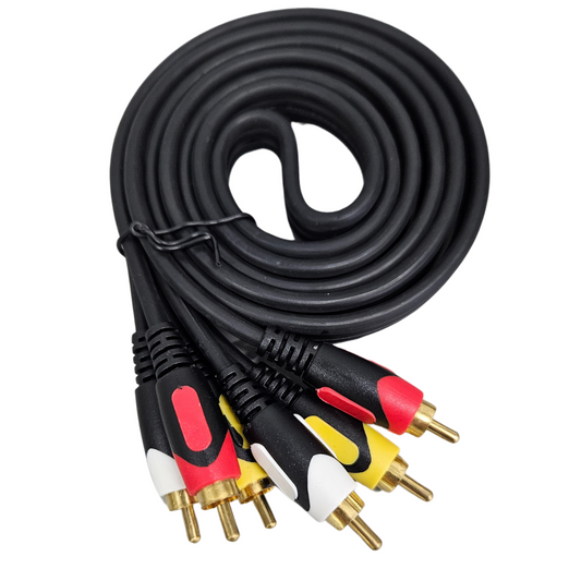 5ft RCA Composite Video & Stereo Audio Cable