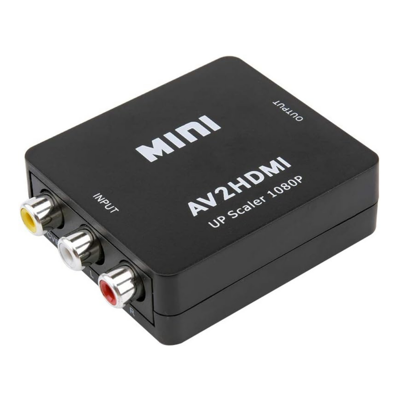 AV to HDMI Converter With HDMI Cable, RCA to HDMI Adapter, 1080p RCA to HDMI