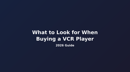 What to Look for When Buying a VCR Player in 2026