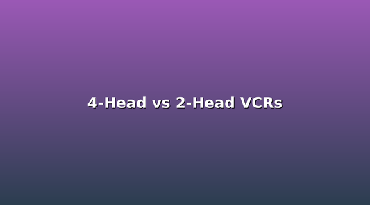 4-Head vs 2-Head VCRs: What's the Difference and Does It Matter?