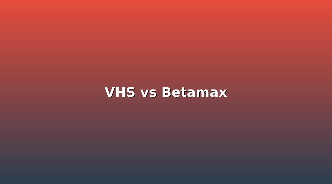 VHS vs Betamax: The Format War That Shaped Home Video