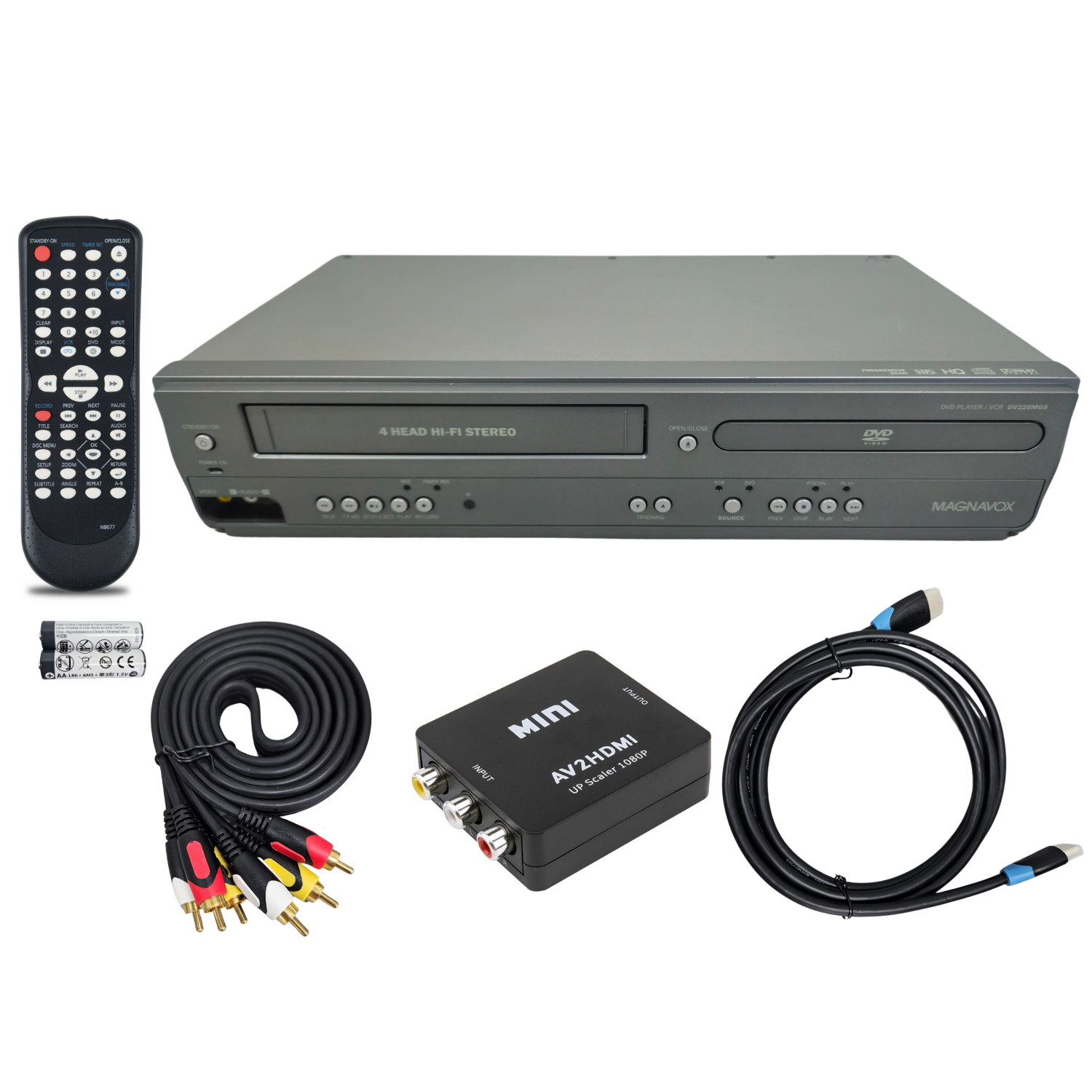 (未使用･未開封品)　Magnavox DV225MG9 DVD Player and 4 Head Hi-Fi Stereo VCR with Line-in Recording by Magnavox ar3p5n1 Amazon.com: Magnavox DV225MG9 DVD 播放機和4 頭Hi-Fi 立體聲VCR(翻新