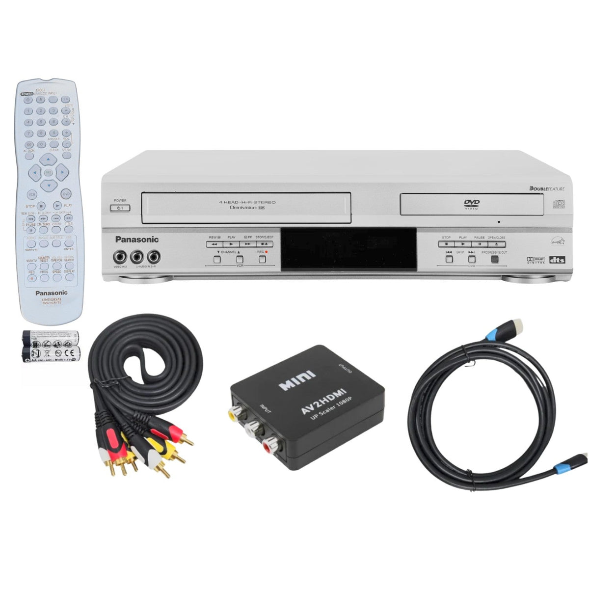 Panasonic PV-D4744S DVD VCR Combo Player